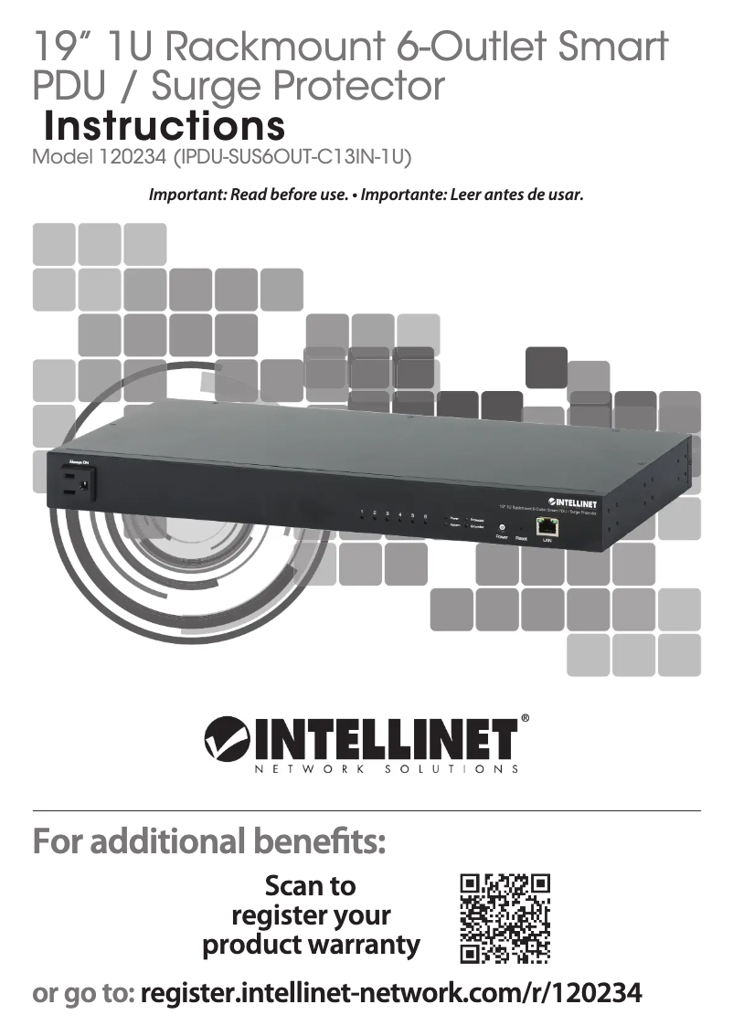 Página 1 del manual Manual de usuario Intellinet 120234