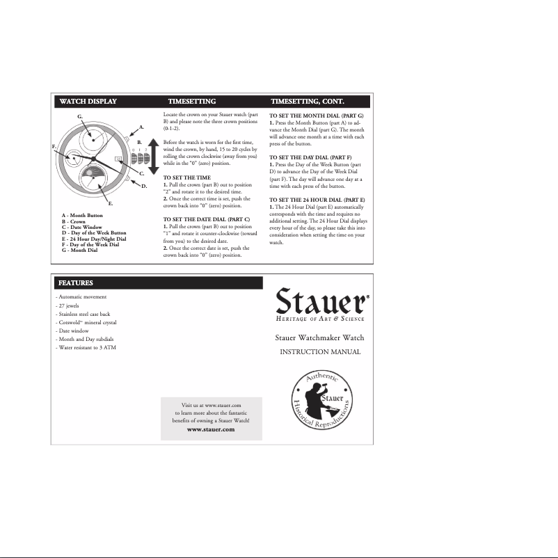 Página 1 del manual Manual de usuario Stauer 29725