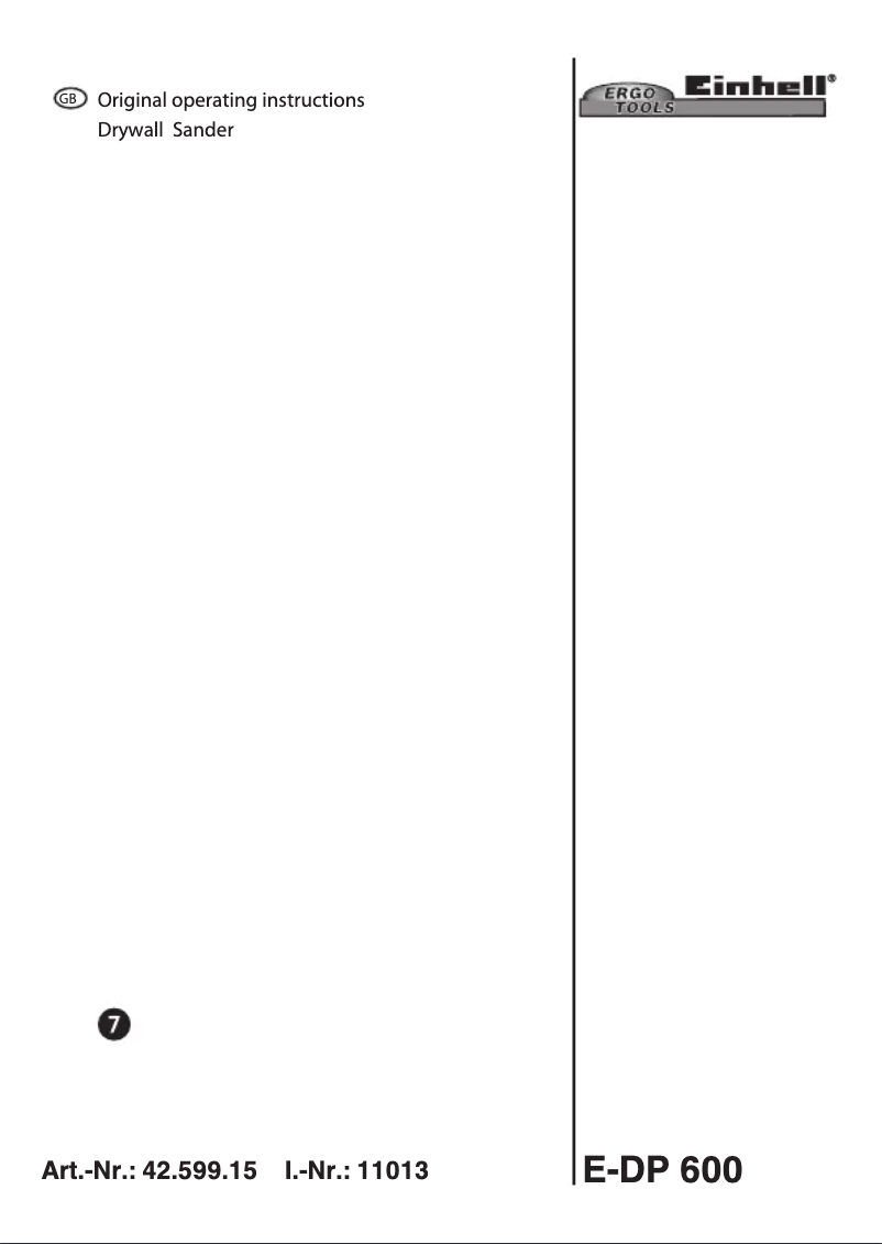 Imagen de la primera página del manual del dispositivo E-DP 600