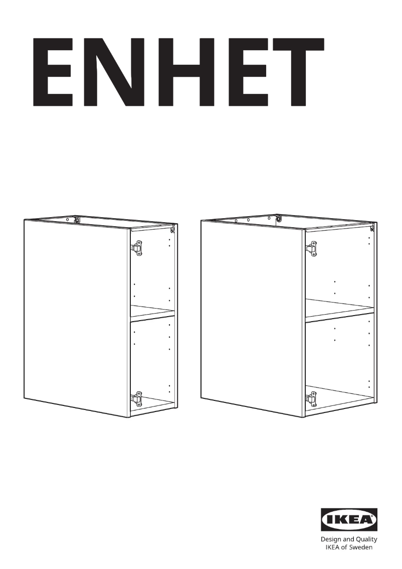 Imagen de la primera página del manual del dispositivo ENHET 405.144.32