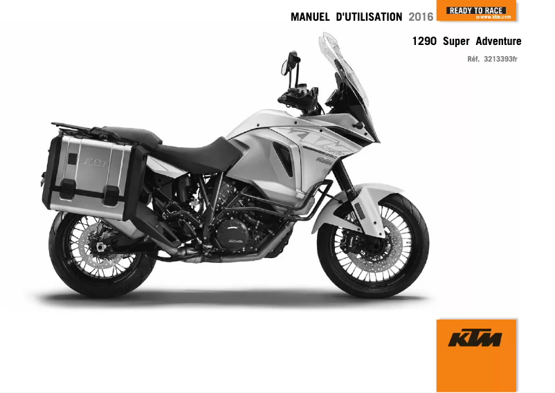 Página 1 del manual Manual de usuario KTM 1290 Super Adventure (2016)