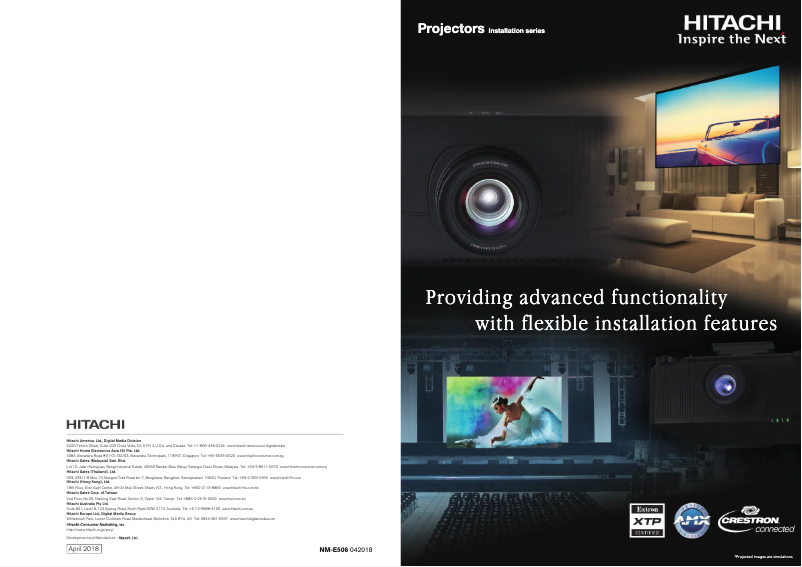 Imagen de la primera página del manual del dispositivo CP-HD9950W