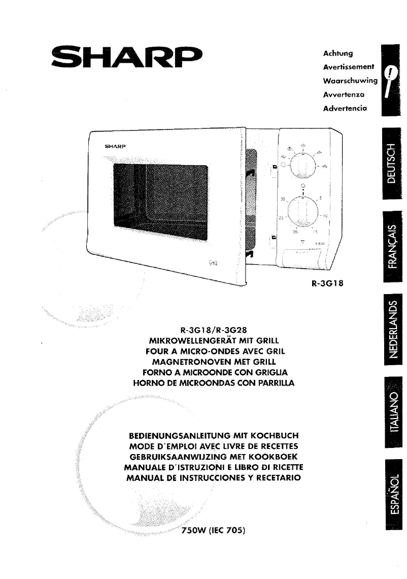 Imagen de la primera página del manual del dispositivo R-3G28