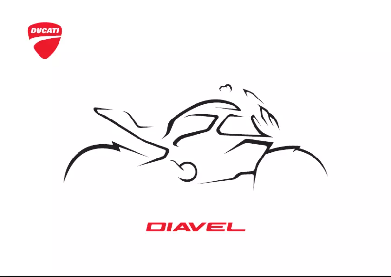Imagen de la primera página del manual del dispositivo XDiavel Dark (2021)