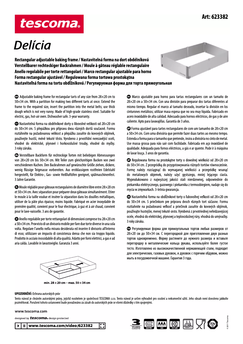 Imagen de la primera página del manual del dispositivo 623382