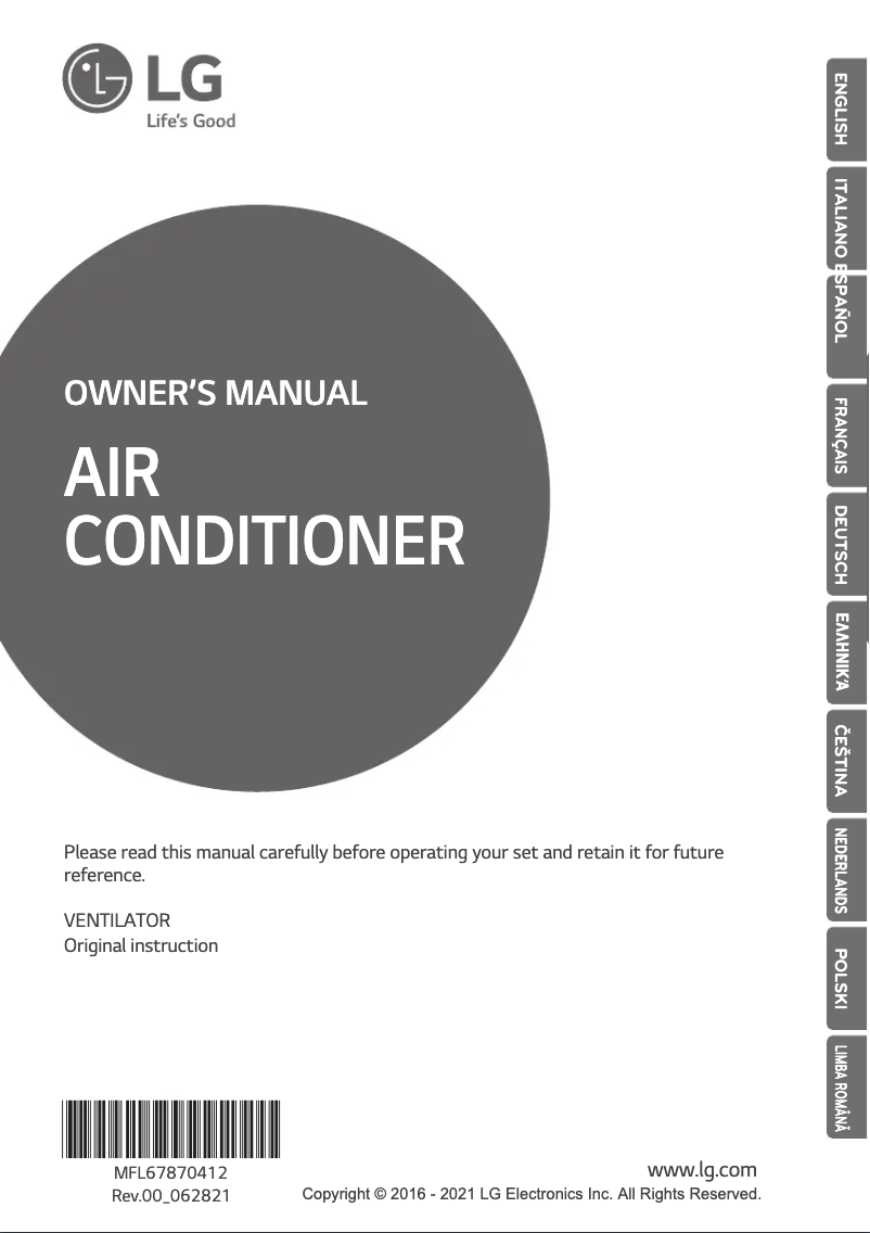 Página nº 1 - Manual de usuario LG LZ-H035GBA4