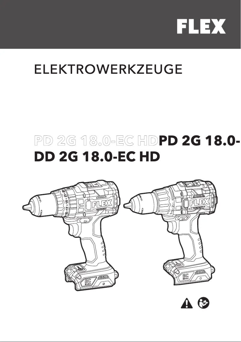 Imagen de la primera página del manual del dispositivo DD 2G 18.0-EC HD