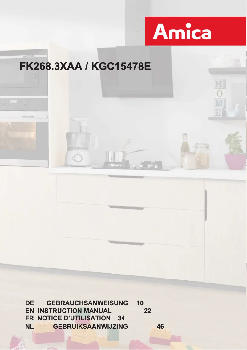 Página nº 1 - Manual de usuario Amica KGC 15478 E