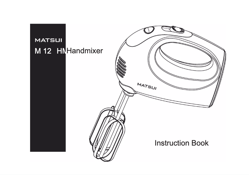 Página nº 1 - Manual de usuario Matsui MHM120