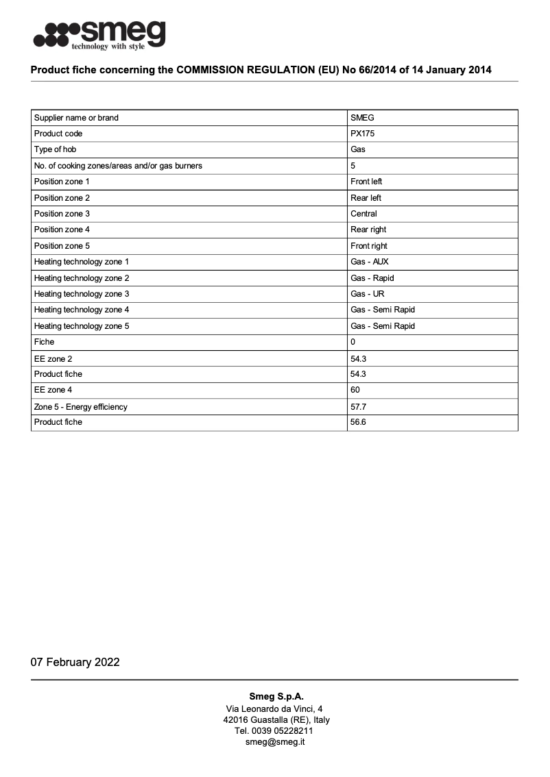 Imagen de la primera página del manual del dispositivo PX175