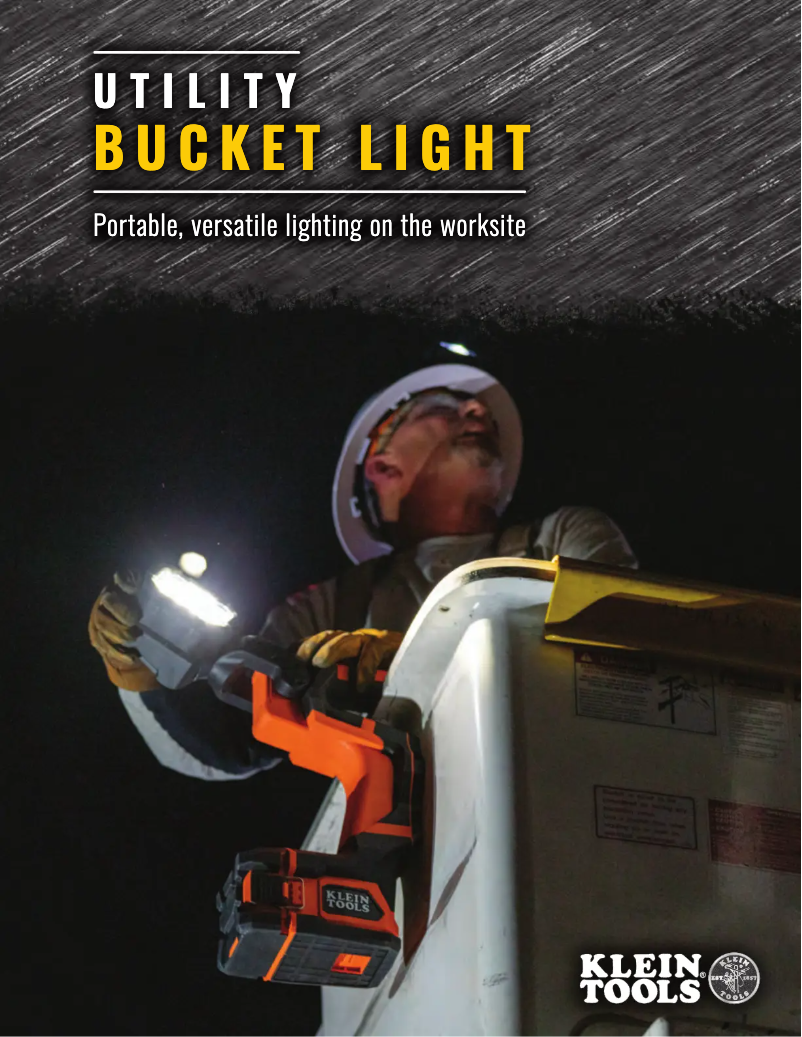 Página 1 del manual Folleto Klein Tools BAT20UBL1