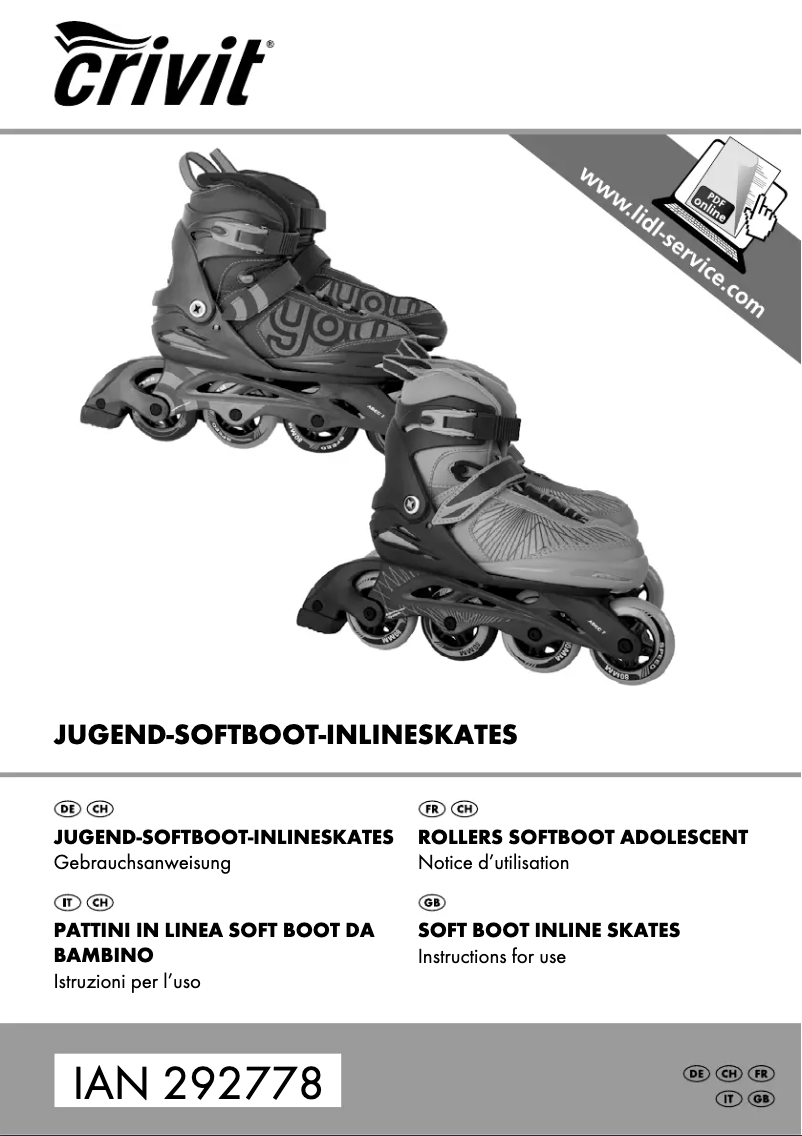 Imagen de la primera página del manual del dispositivo IAN 292778