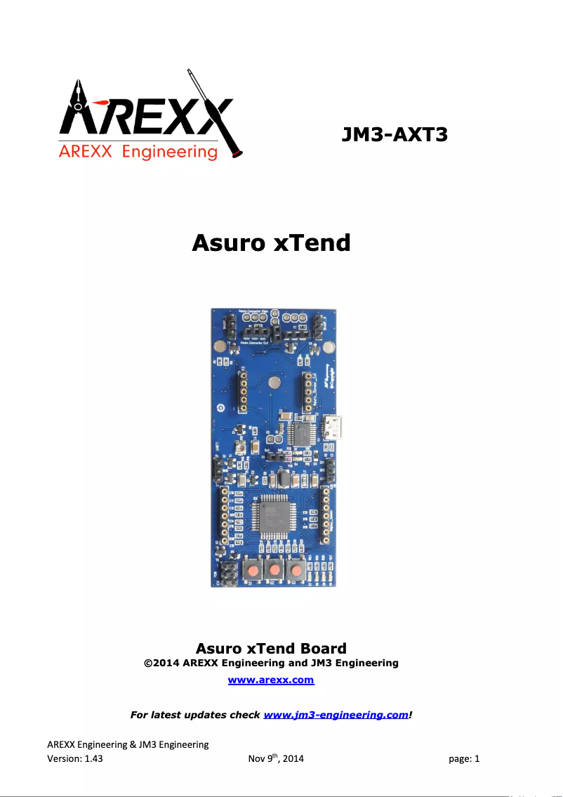 Imagen de la primera página del manual del dispositivo JM3-BHT31