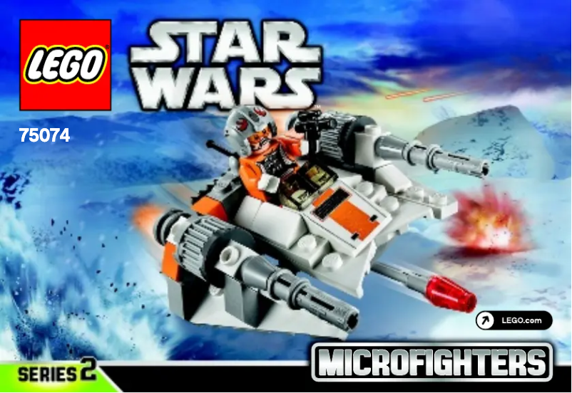 Página 1 del manual Manual de usuario Lego Star Wars Microfighters 75074