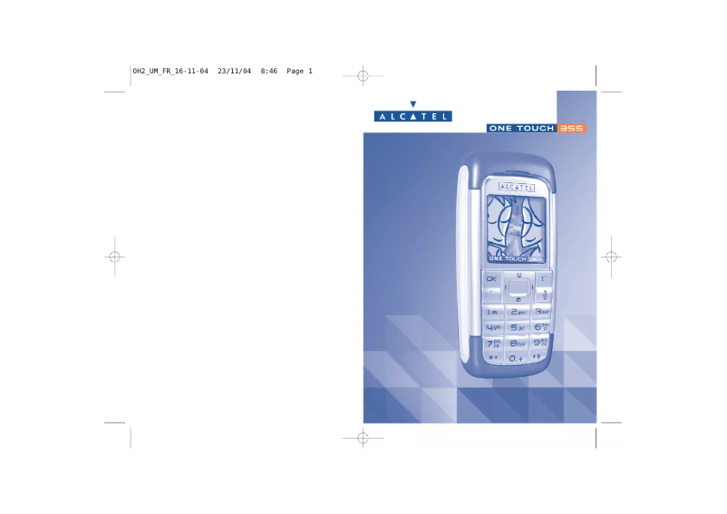 Imagen de la primera página del manual del dispositivo One Touch 355