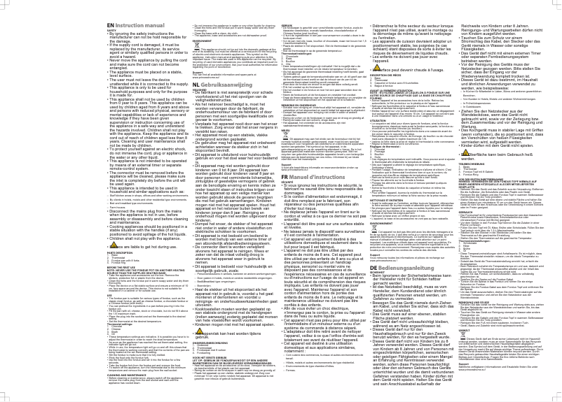 Página nº 1 - Manual de usuario Princess 1173025