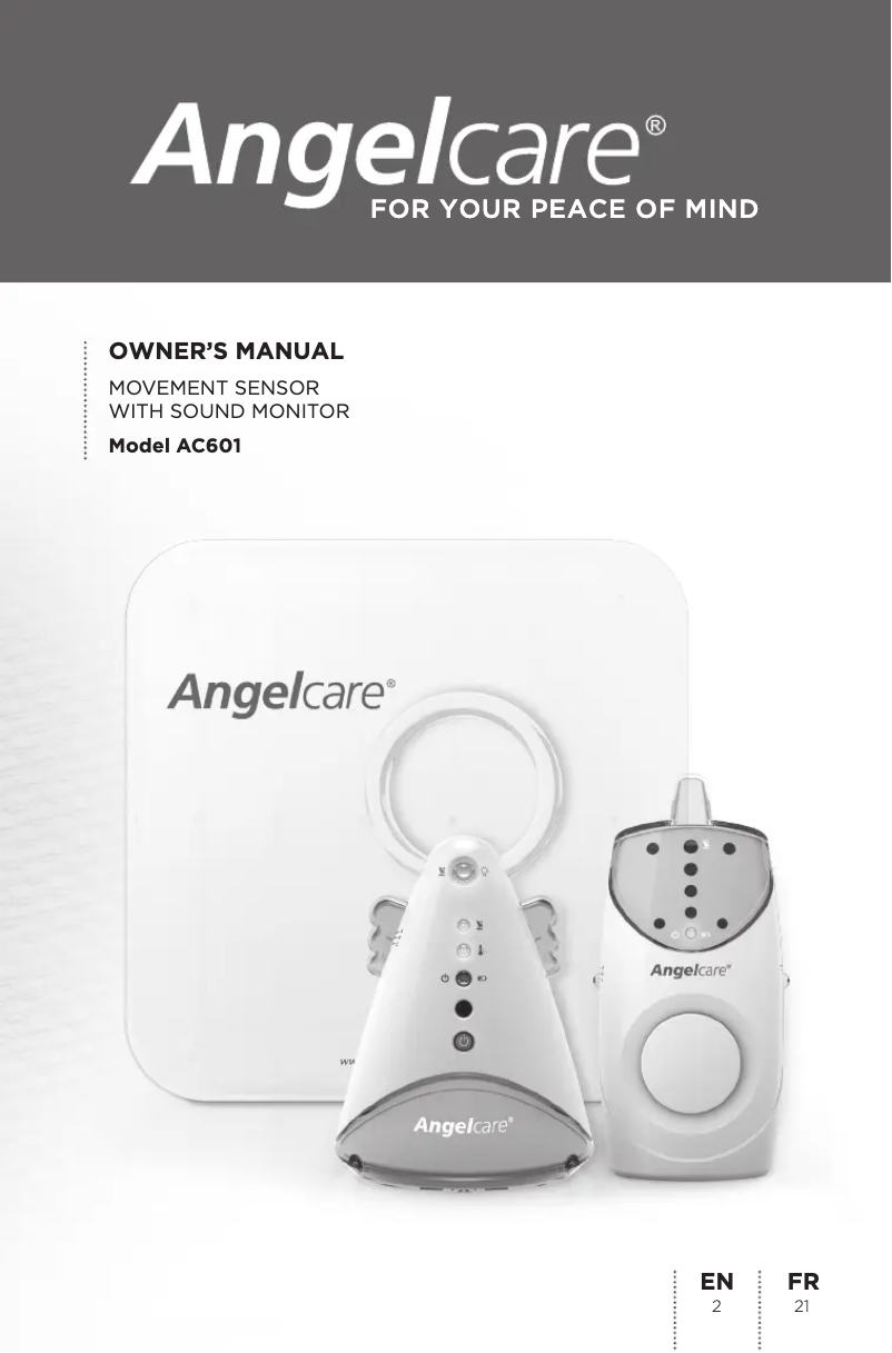 Página nº 1 - Manual de usuario Angelcare AC601