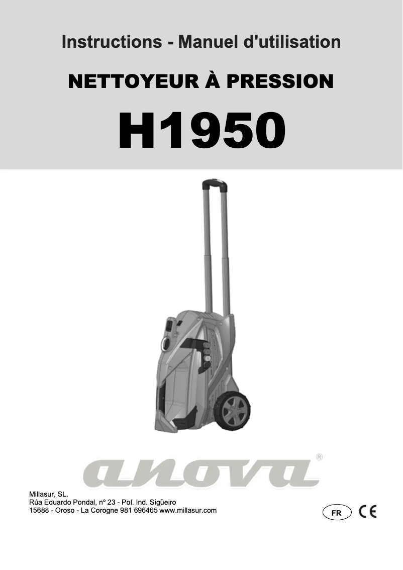 Página nº 1 - Manual de usuario Anova H1950