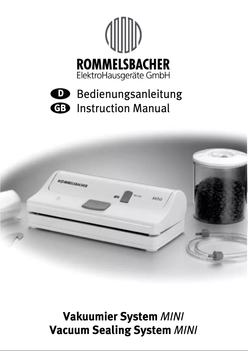 Imagen de la primera página del manual del dispositivo Mini VAC100