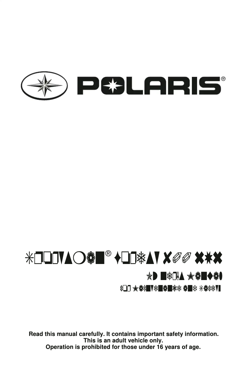 Imagen de la primera página del manual del dispositivo Sportsman Forest 800 6x6 (2014)