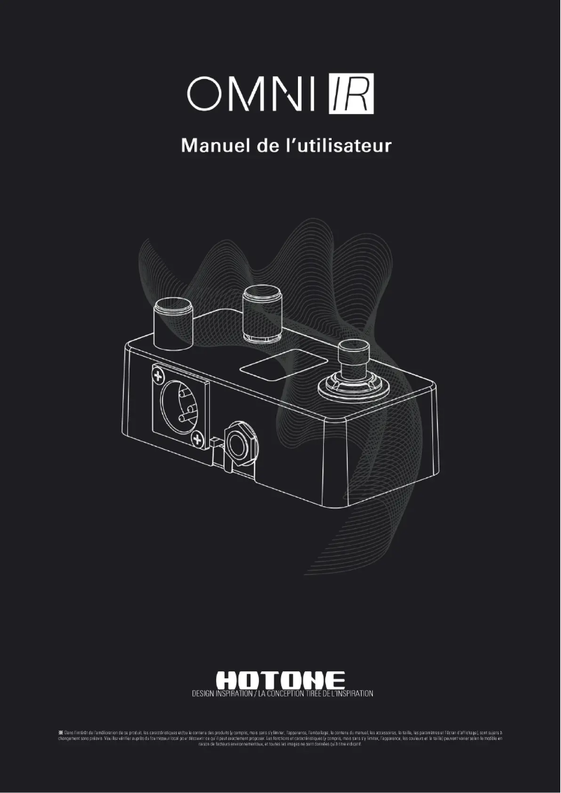 Imagen de la primera página del manual del dispositivo Omni IR