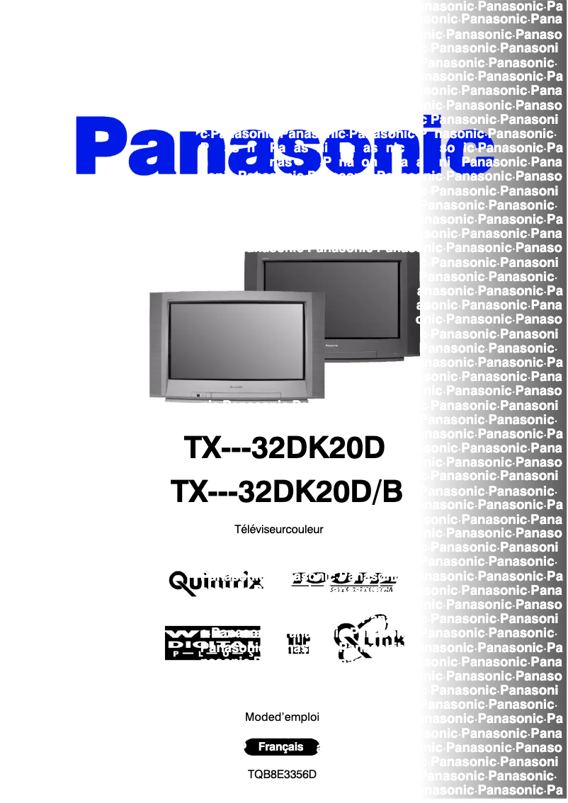 Imagen de la primera página del manual del dispositivo TX-32DK20D/B