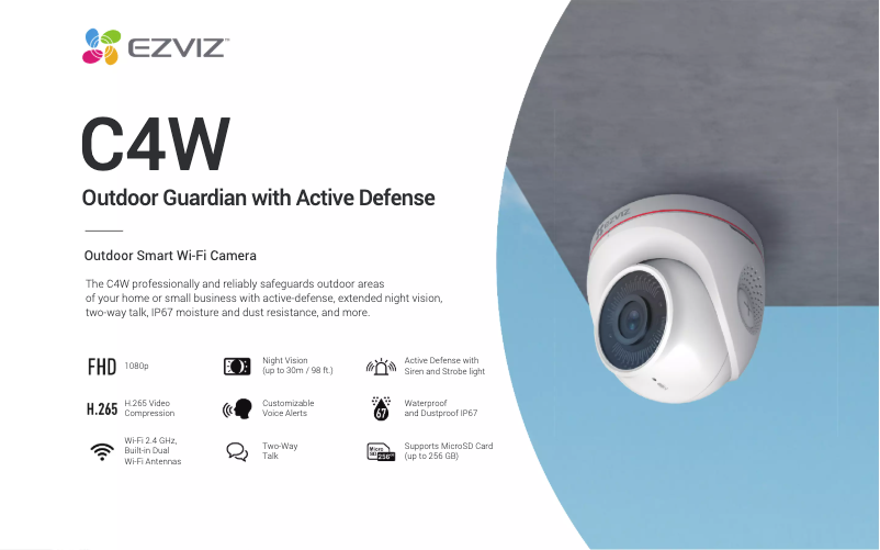 Página nº 1 - Ficha técnica EZVIZ C4W