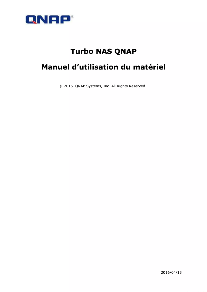 Página 1 del manual Manual de usuario QNAP TS-251+