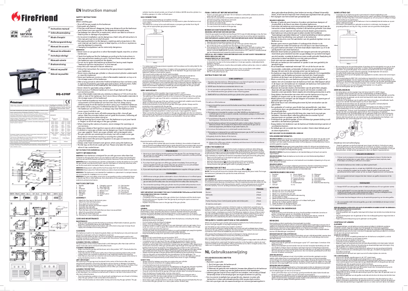Imagen de la primera página del manual del dispositivo BQ-6398F