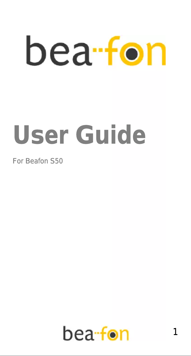 Imagen de la primera página del manual del dispositivo S50