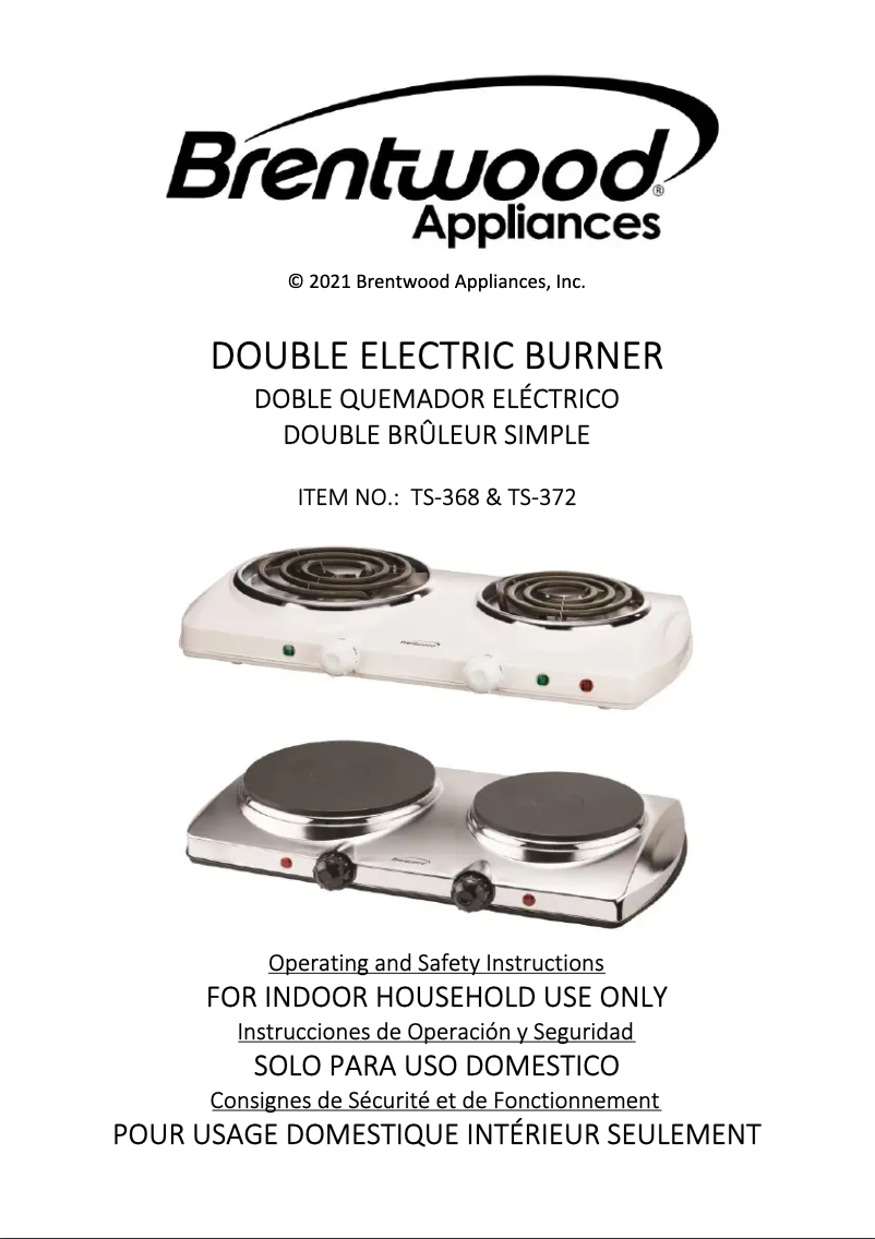 Imagen de la primera página del manual del dispositivo TS-368