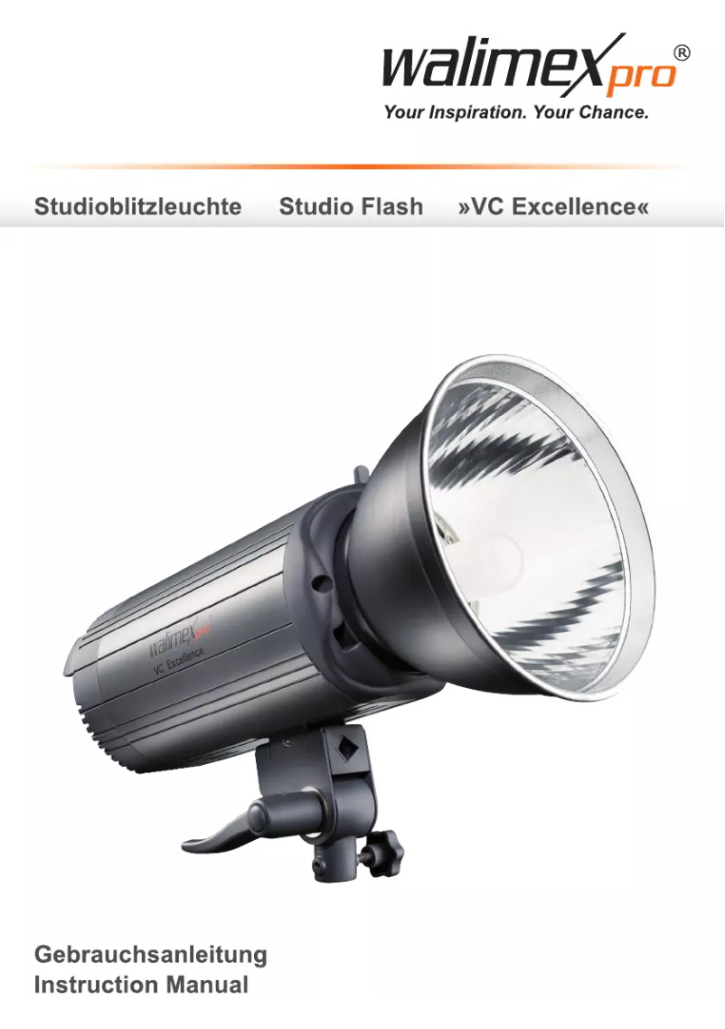 Imagen de la primera página del manual del dispositivo VC-600 Excellence