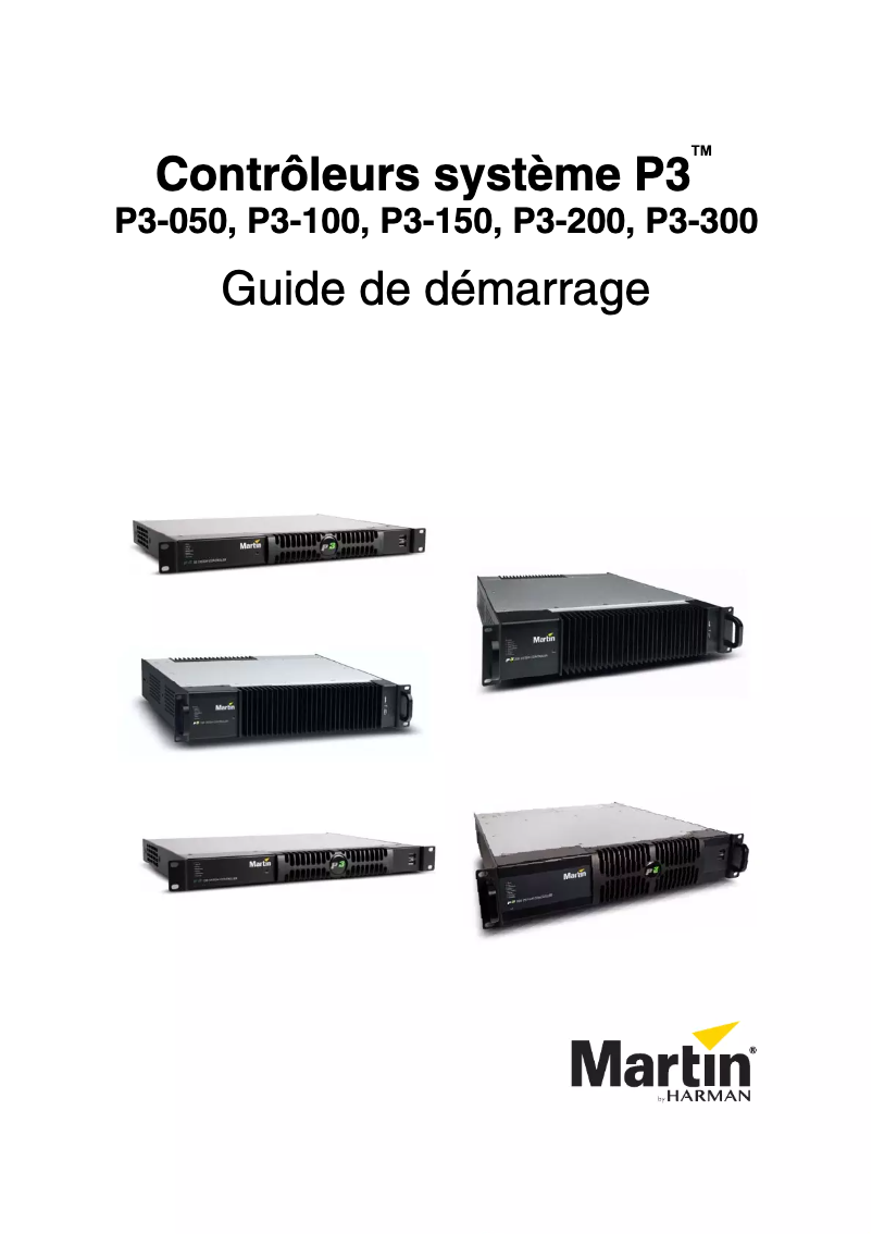 Página 1 del manual Manual de usuario Martin P3-PC