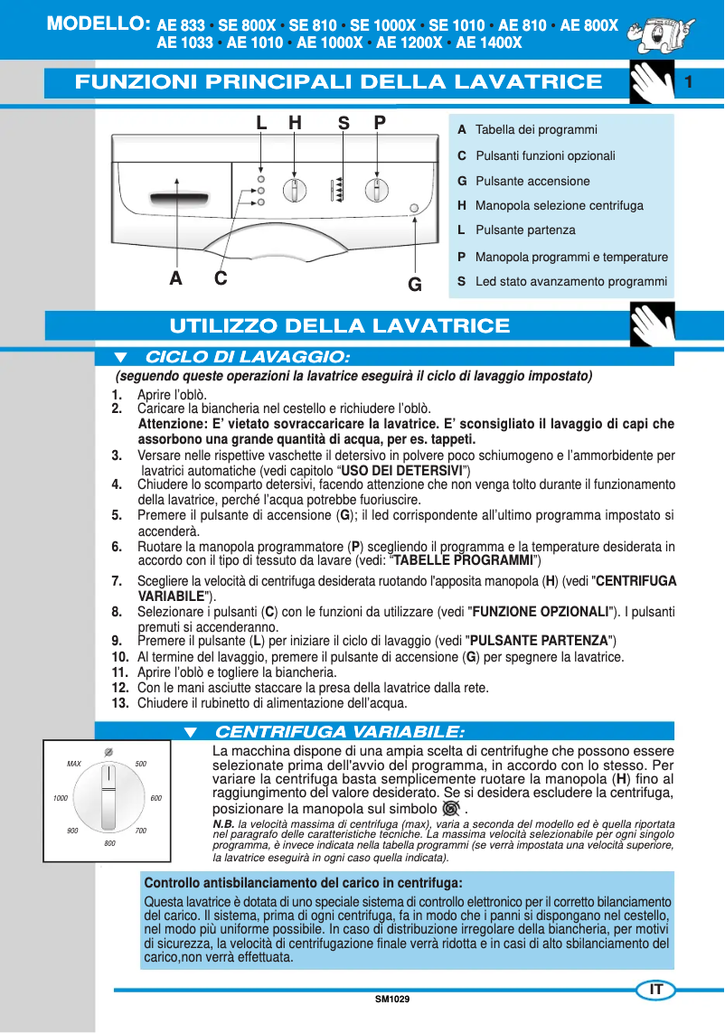 Imagen de la primera página del manual del dispositivo AE 810