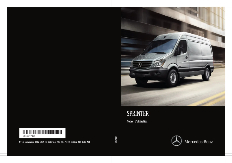 Imagen de la primera página del manual del dispositivo Sprinter (2015)