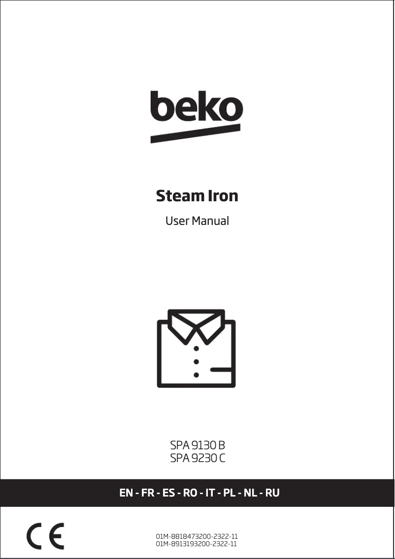 Imagen de la primera página del manual del dispositivo SPA9130B