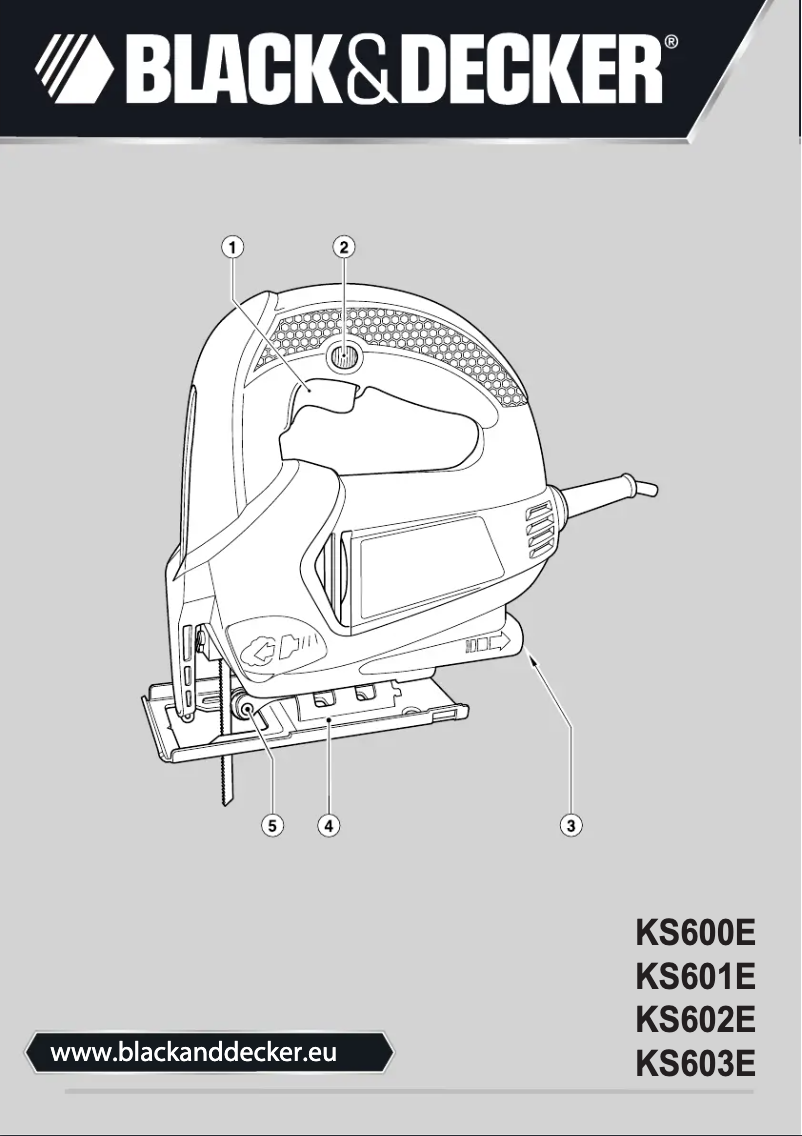 Página nº 1 - Manual de usuario Black & Decker KS600E