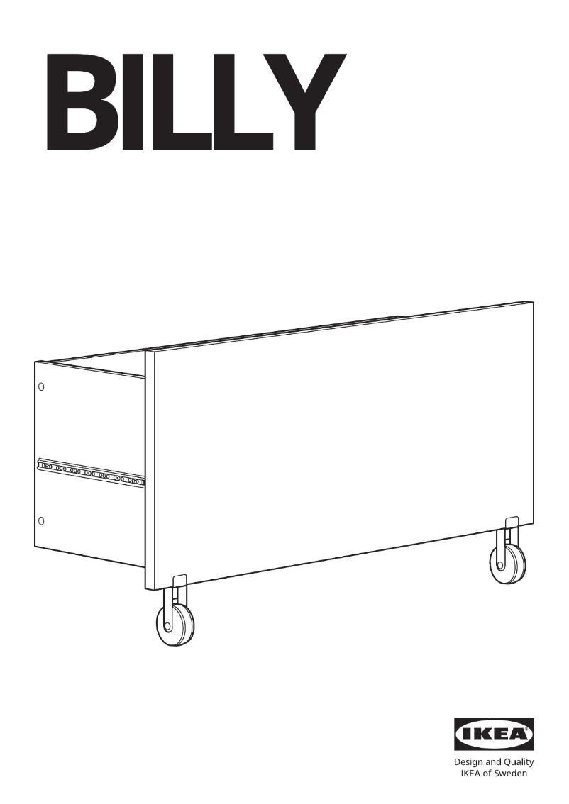 Página 1 del manual Manual de usuario Ikea BILLY 205.216.93