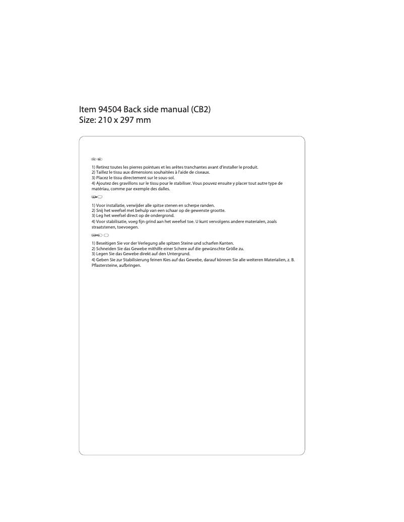 Imagen de la primera página del manual del dispositivo IAN 94504