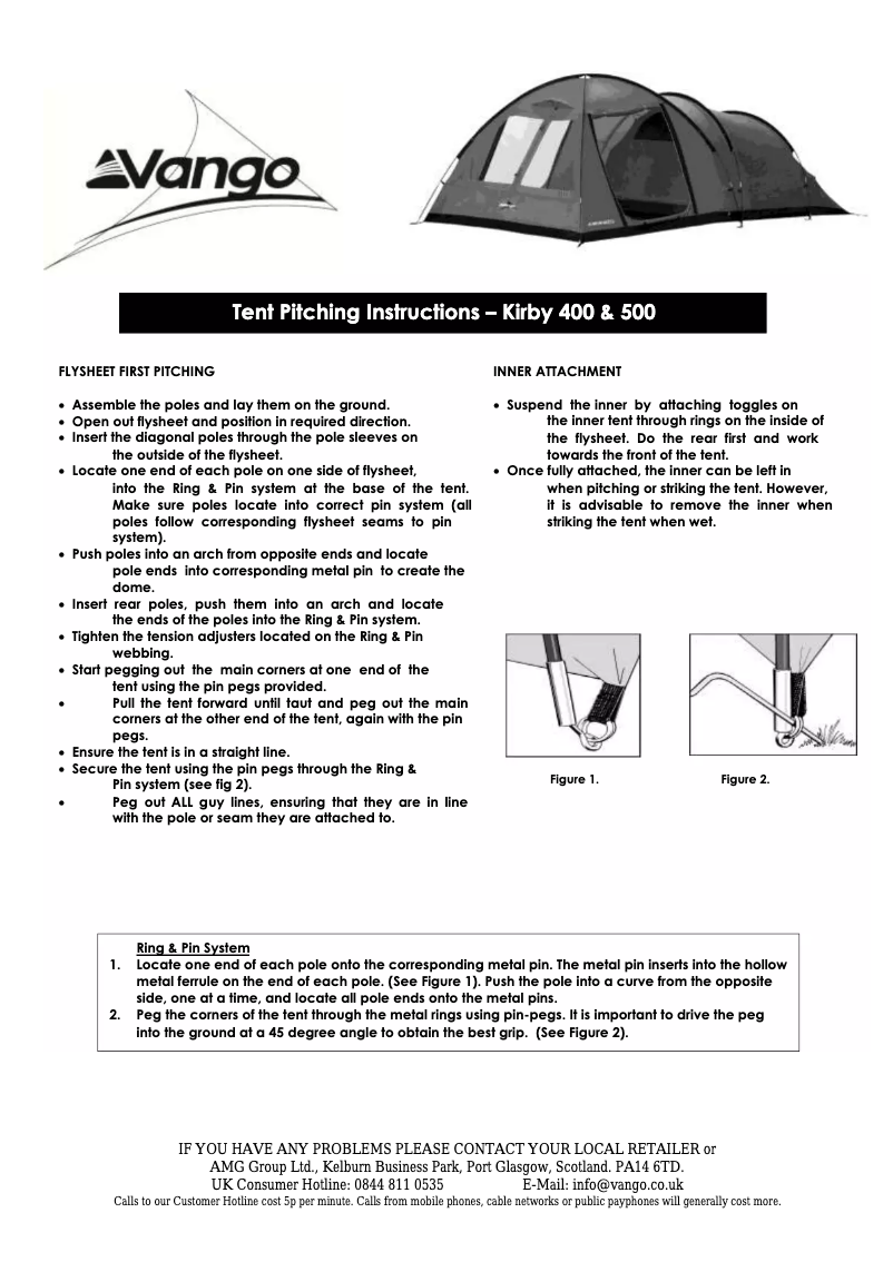 Imagen de la primera página del manual del dispositivo Kirkby 500