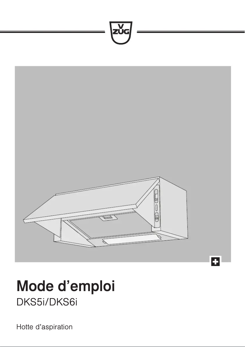 Página 1 del manual Manual de usuario V-Zug DKS5in