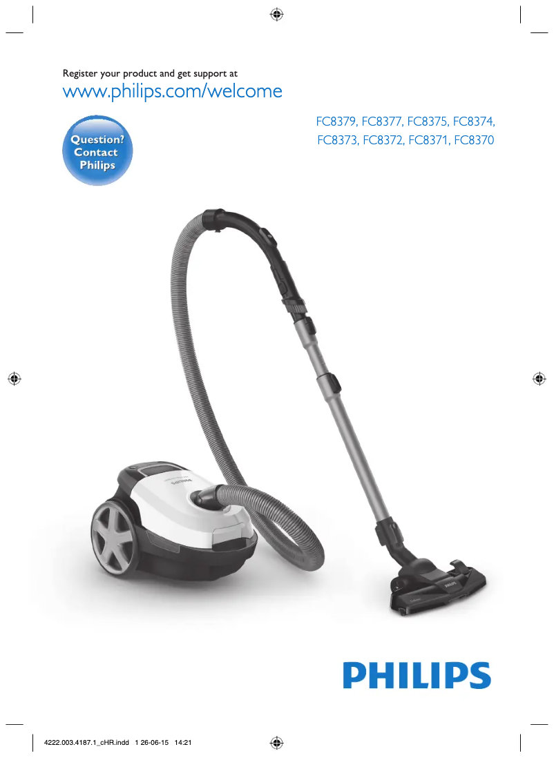 Página 1 del manual Manual de usuario Philips Performer Compact FC8371