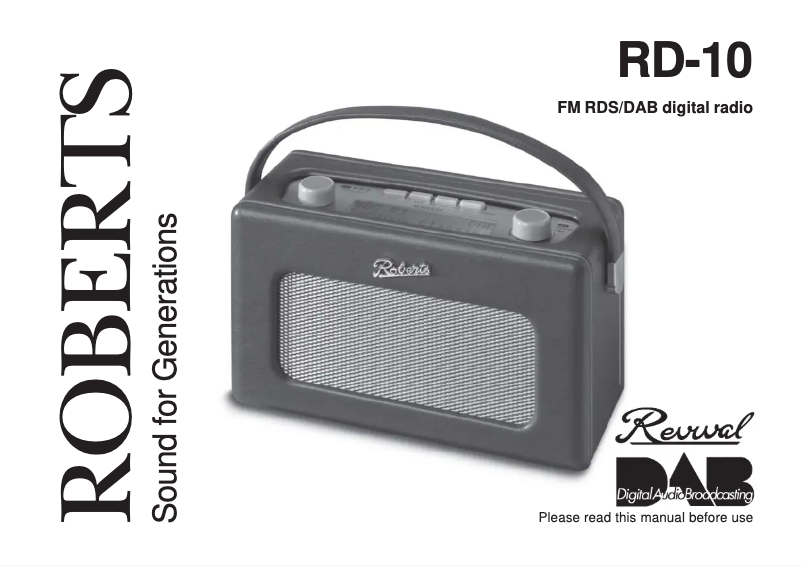 Página nº 1 - Manual de usuario Roberts Revival RD10