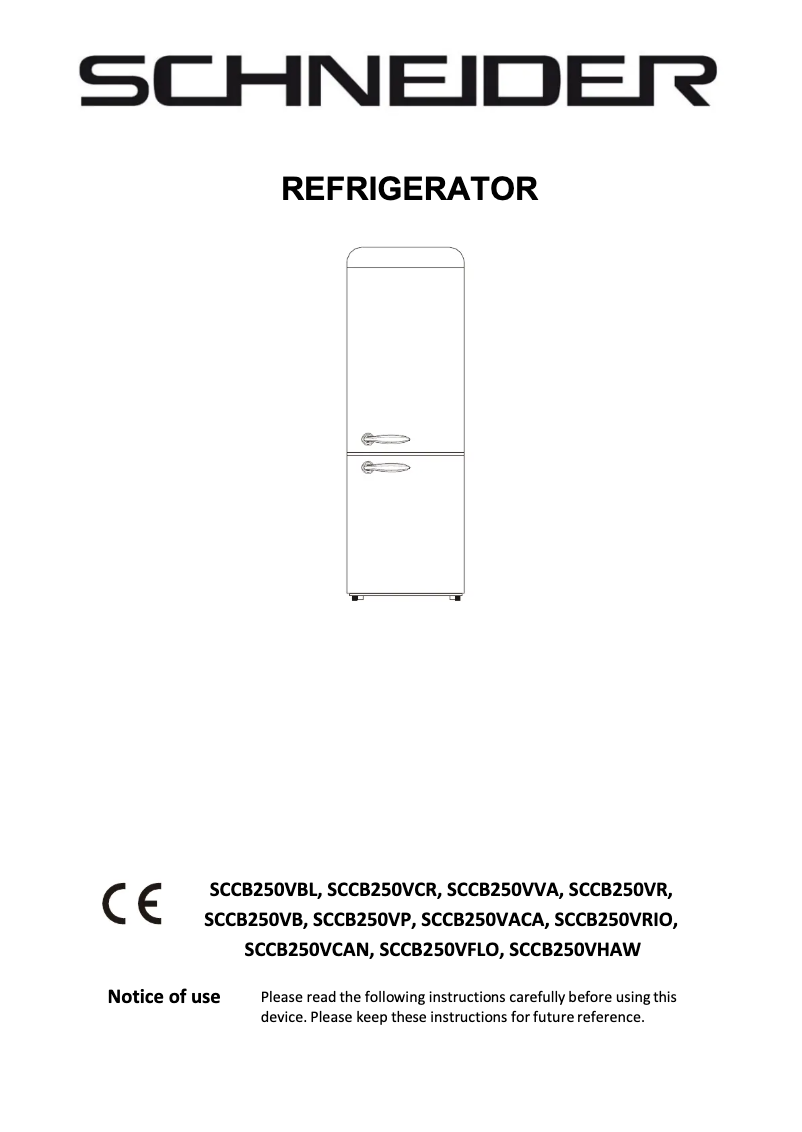 Imagen de la primera página del manual del dispositivo SCCB250VCAN