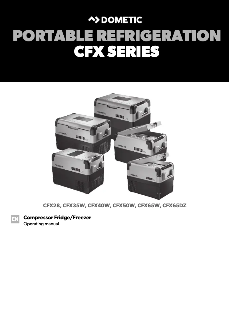 Imagen de la primera página del manual del dispositivo CFX65W