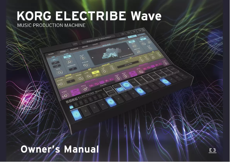 Página 1 del manual Manual de usuario Korg ELECTRIBE Wave