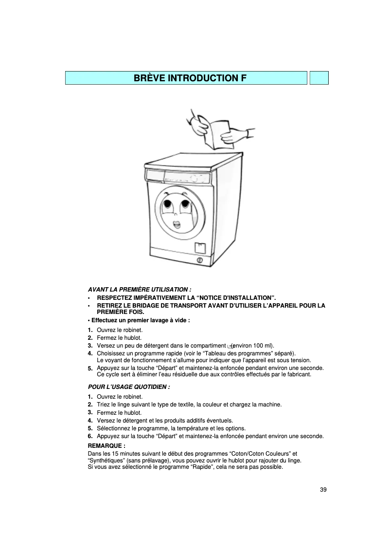 Imagen de la primera página del manual del dispositivo WA 4560