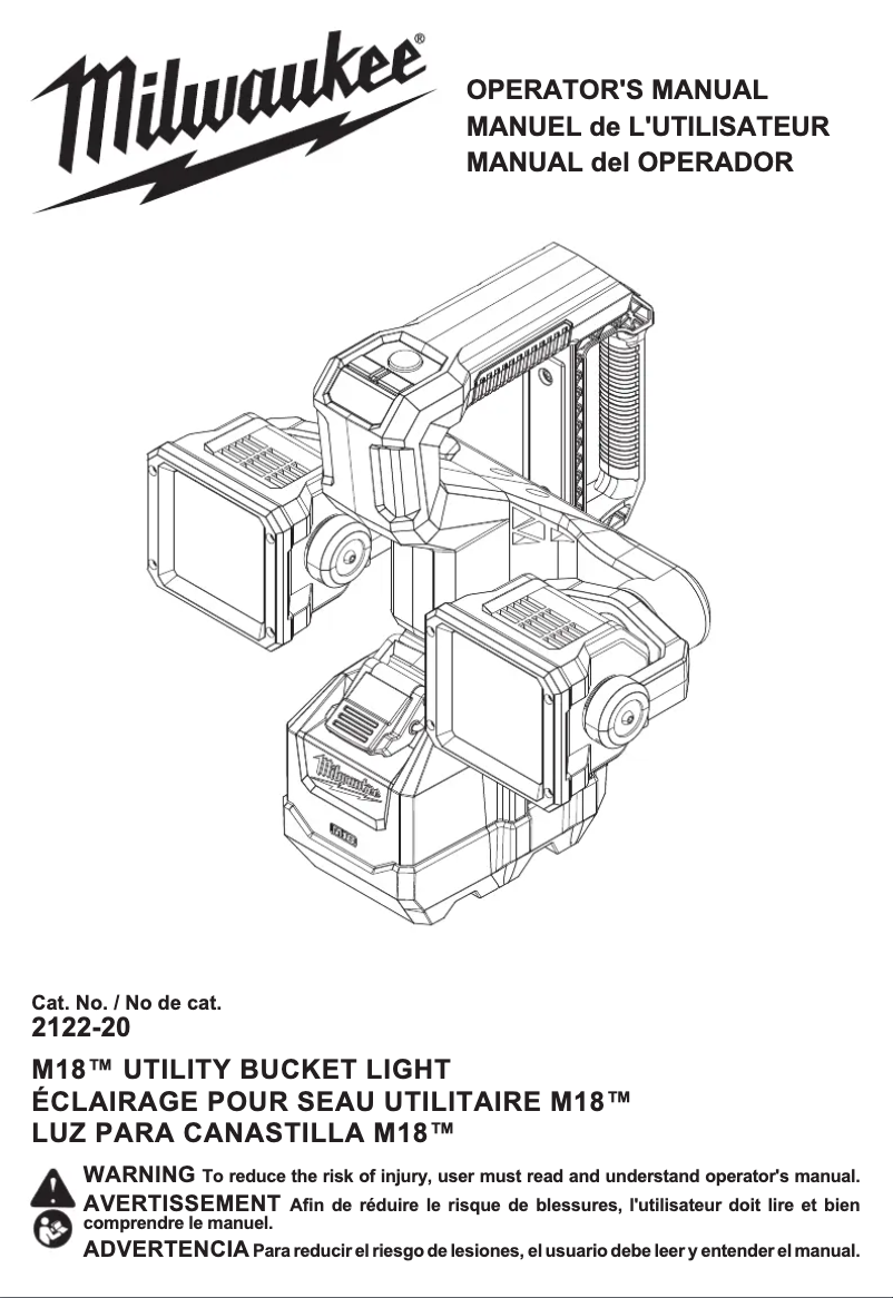 Imagen de la primera página del manual del dispositivo M18 2122-22HD