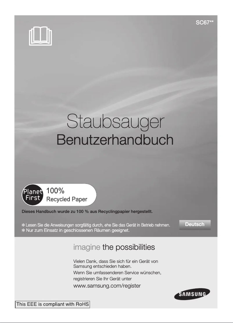 Página 1 del manual Manual de usuario Samsung SC67F0