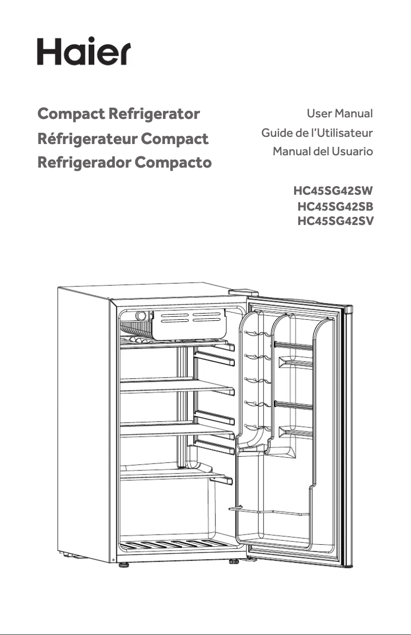 Imagen de la primera página del manual del dispositivo HC45SG42SB